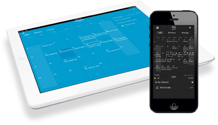 The Grid Calendar on iPhone and iPad